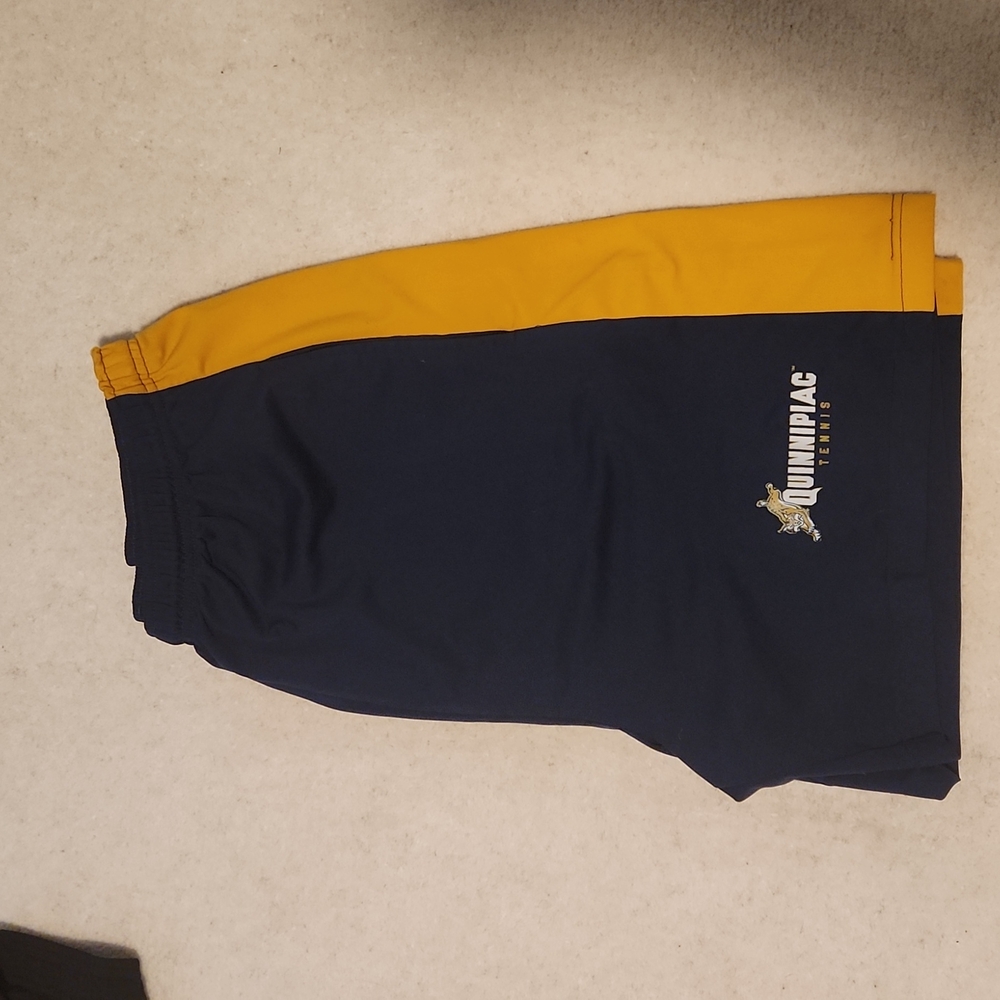 2 Pairs QUINNIPIAC Men's XL Tennis Shorts, TK3, Microfiber Polyester